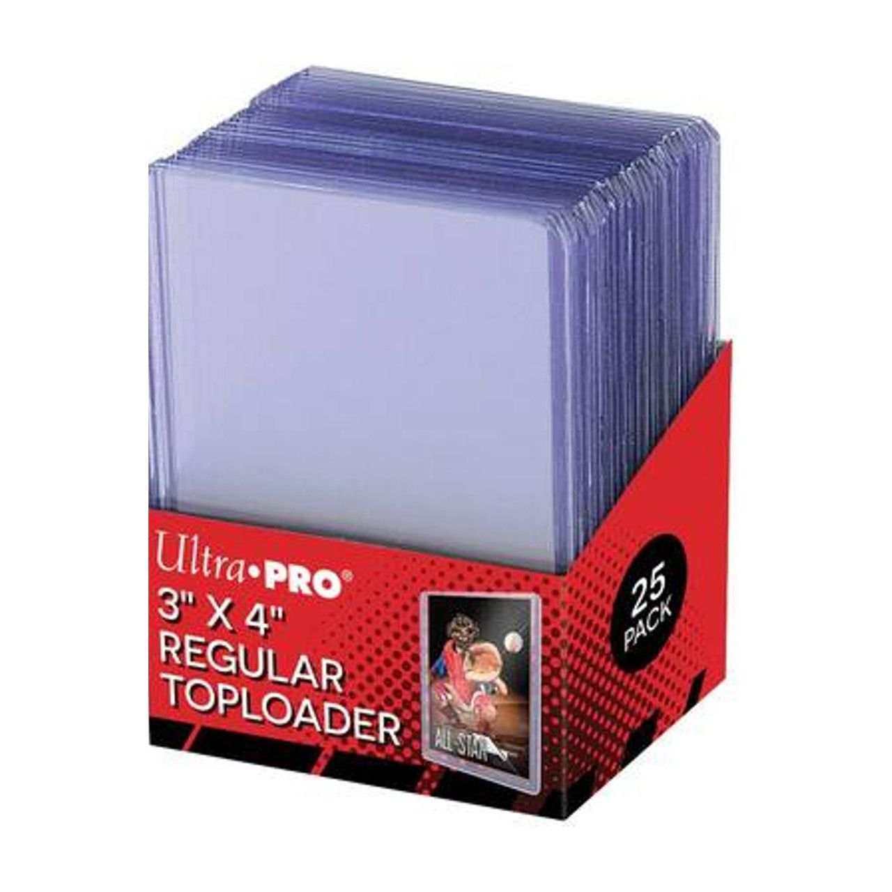 Ultra Pro Toploaders: 3" X 4" Clear Regular (25ct)