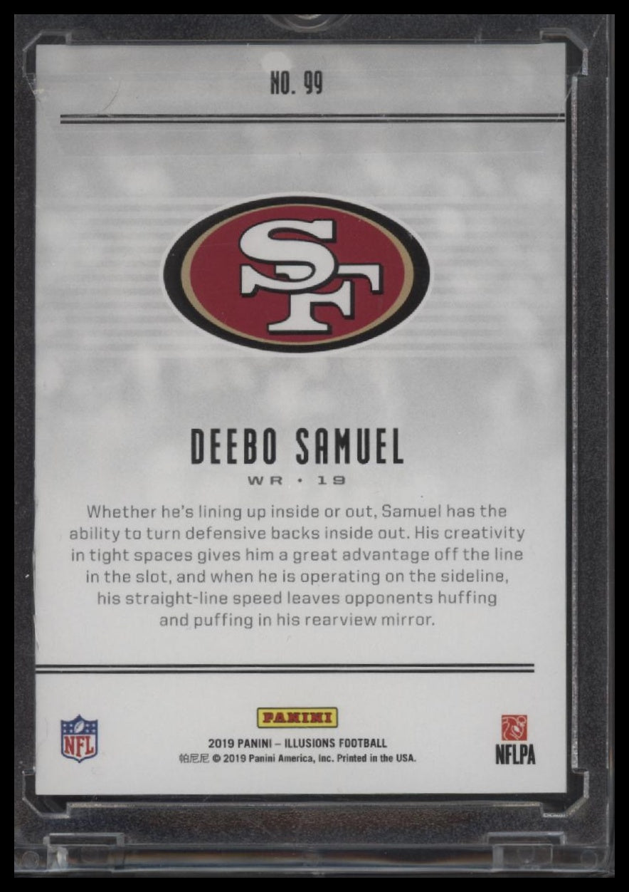2019 Panini Illusions #99 Deebo Samuel Green #/99