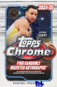 2024/25 Topps Chrome Basketball 8-Pack Blaster Box (C)