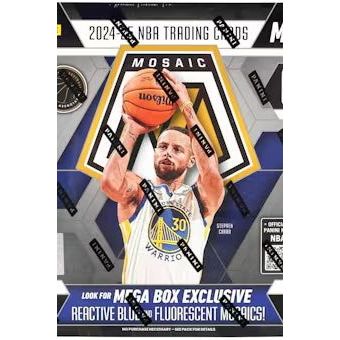 2024/25 Panini Mosaic Basketball Mega Box (Reactive Blue!) (C)