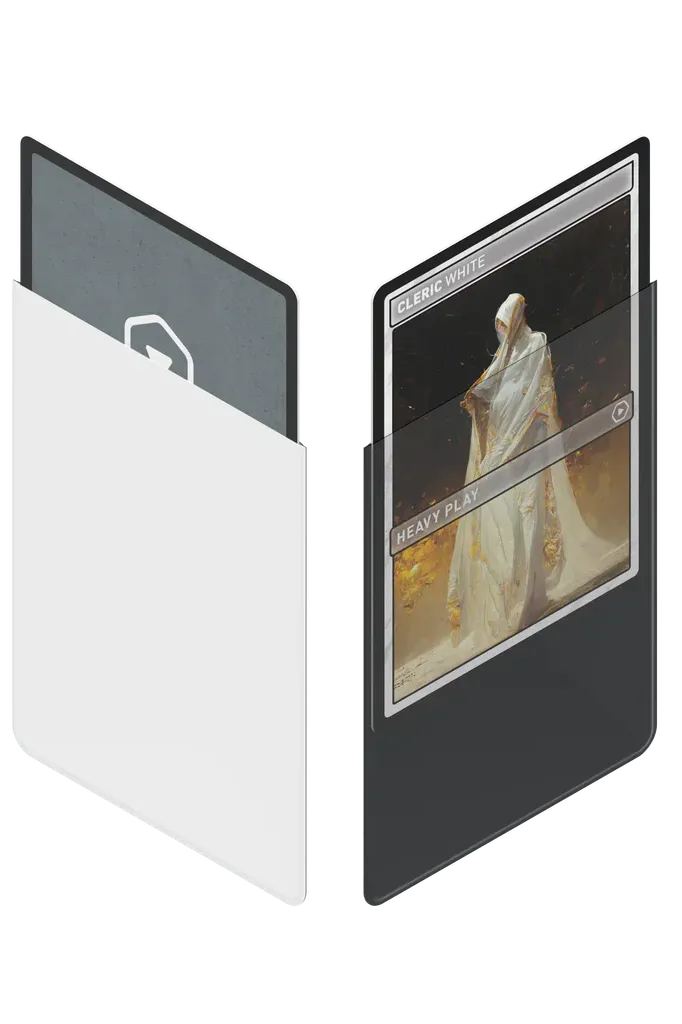 Heavy Play: Curved Sleeves: Cleric White Standard (100ct)