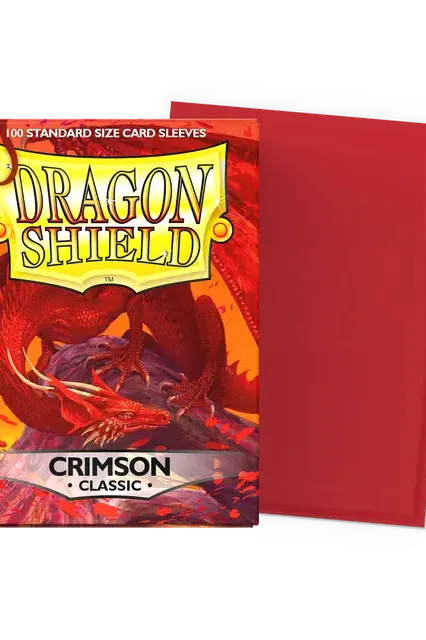 Dragon Shield Crimson - Classic Sleeves
