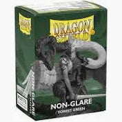 Dragon Shield Standard Size Card Matte Sleeves 100 CT - Non Glare Forest Green
