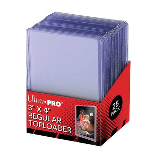 Ultra Pro Toploaders: 3" X 4" Clear Regular (25ct)