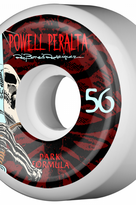 PWL/P RAY ROD SKULL & SWORD PF 56mm 103a WHT/RED
