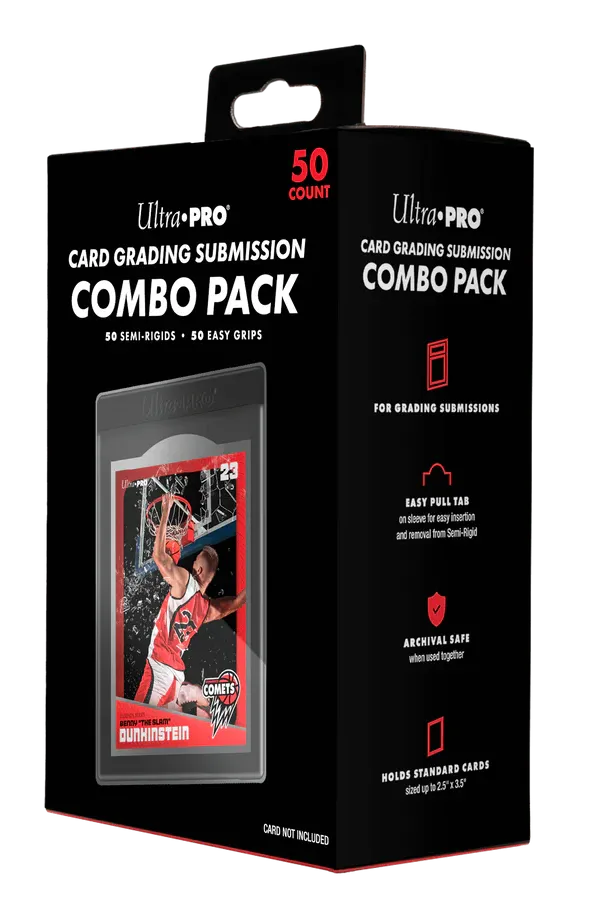 Grading Card Submission Combo Pack - Semi-Rigids & Easy Pull Sleeves 50ct