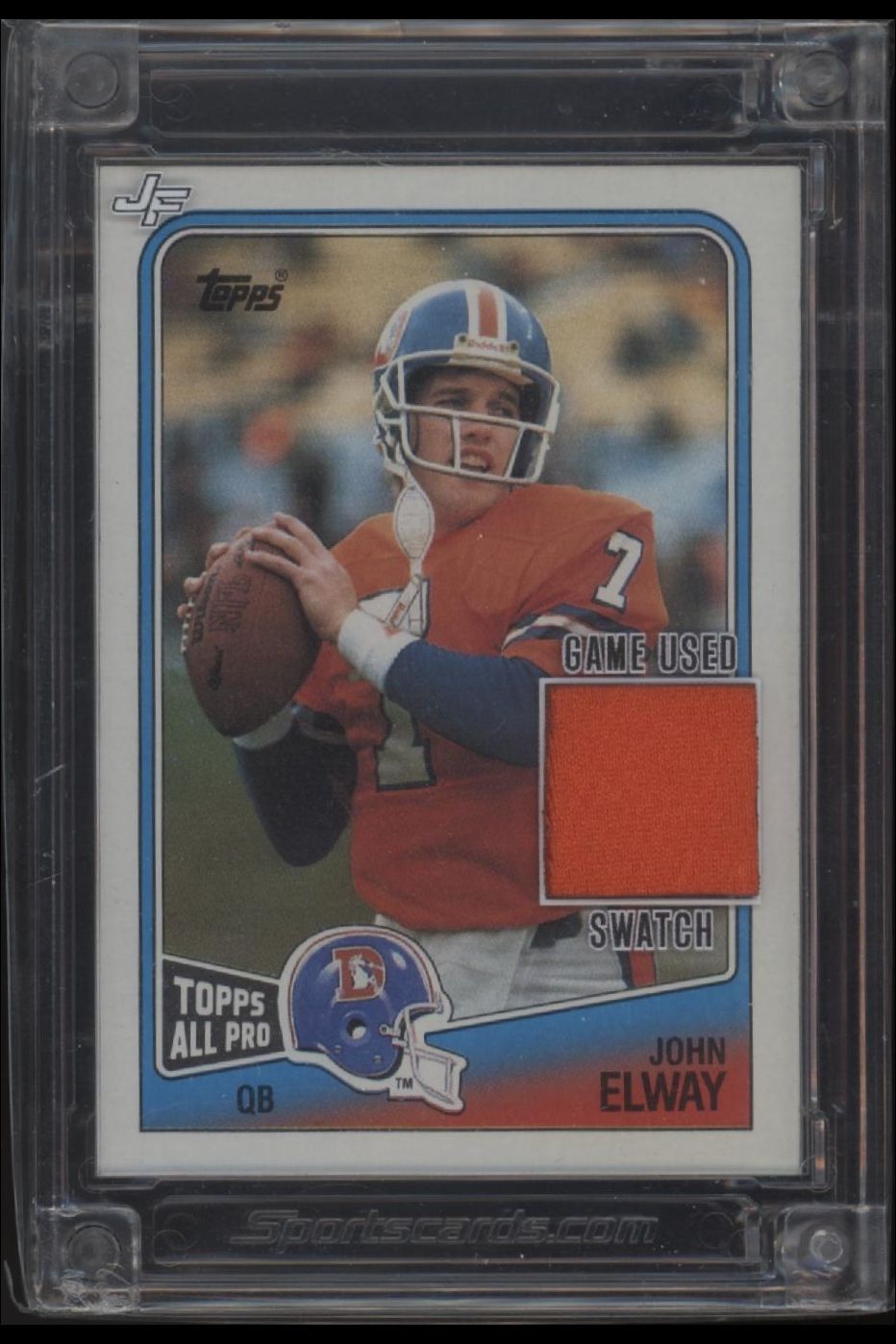2024 Jersey Fusion John Elway Game Worn Jersey Patch Card