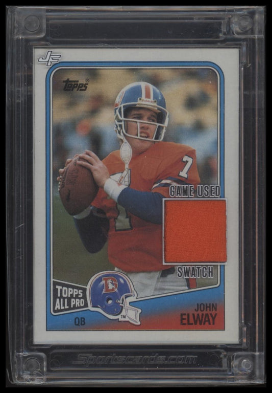 2024 Jersey Fusion John Elway Game Worn Jersey Patch Card