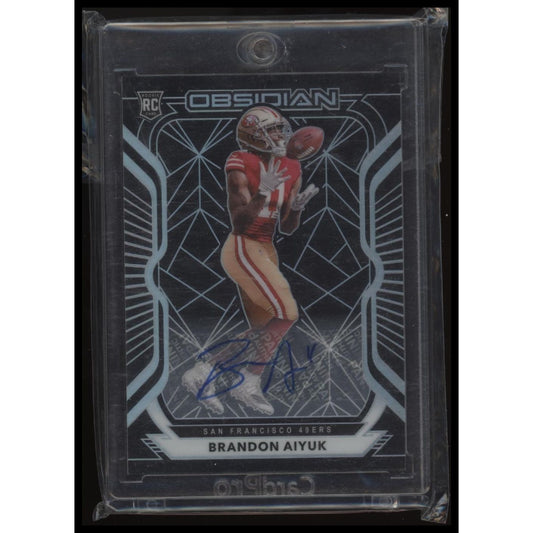 2020 Panini Obsidian Auto Brandon Aiyuk #110 /150