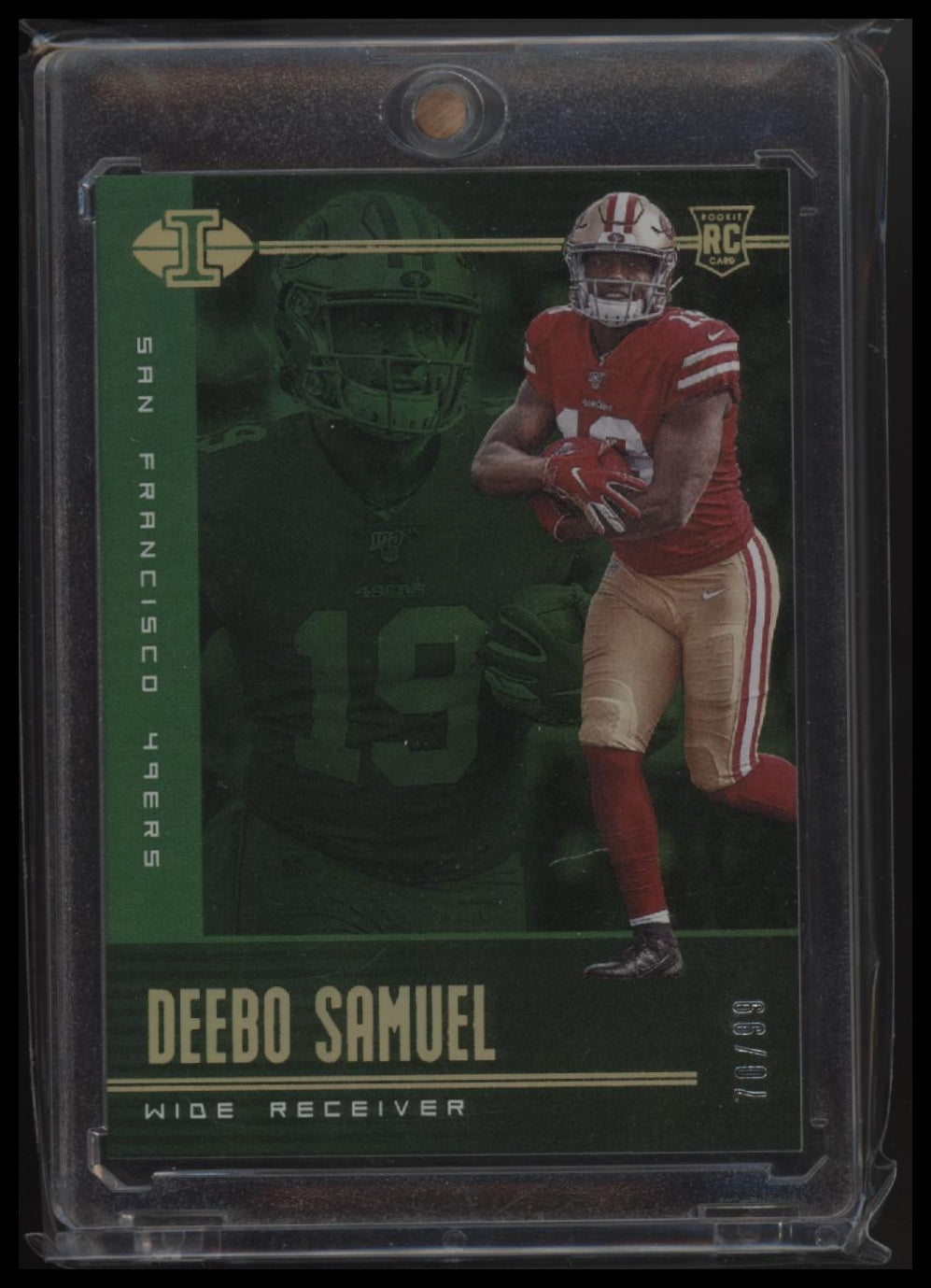 2019 Panini Illusions #99 Deebo Samuel Green #/99