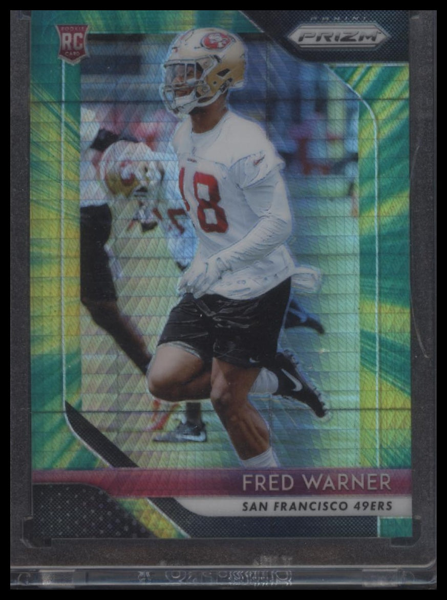 2018 Panini Prizm #257 Fred Warner Prizm Hyper #/275