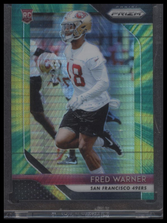 2018 Panini Prizm #257 Fred Warner Prizm Hyper #/275