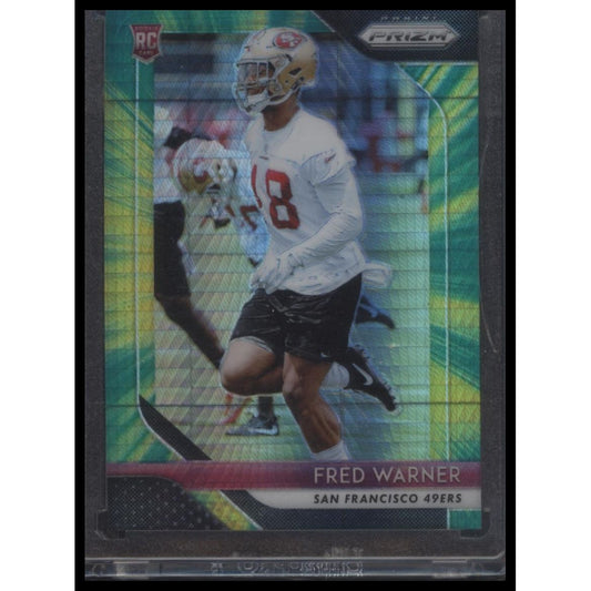 2018 Panini Prizm #257 Fred Warner Prizm Hyper #/275