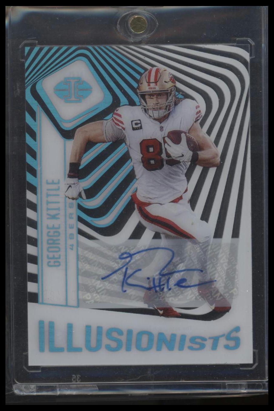 2021 Panini Illusions #ILL-5 George Kittle Illusionists Autographs #/35