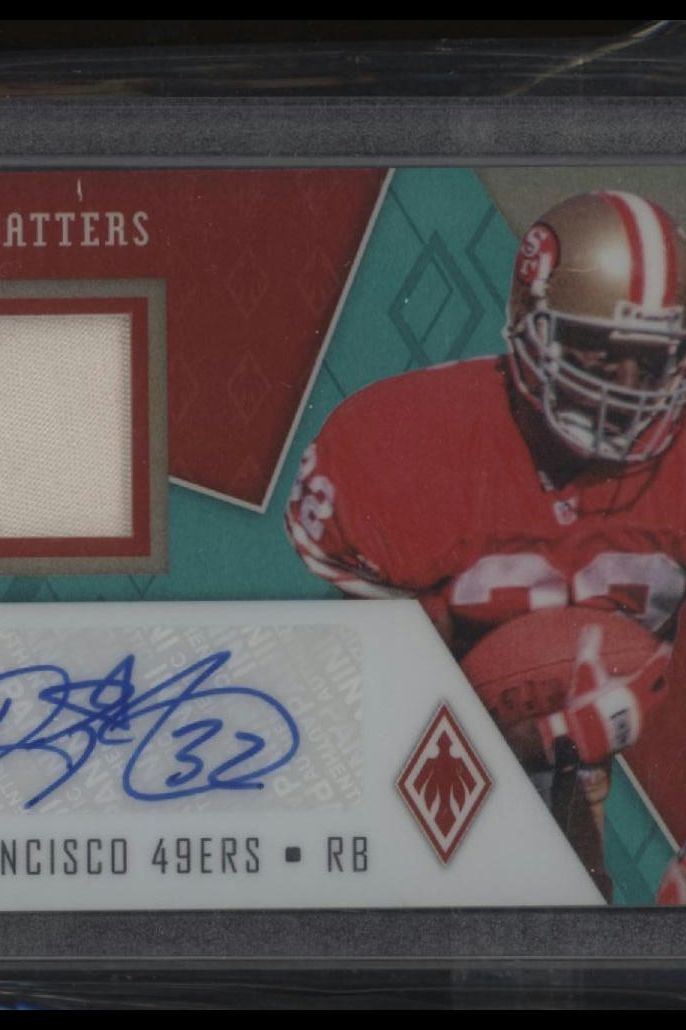2020 Panini Phoenix #VA-RW Ricky Watters Veteran Autograph Materials Green #/25