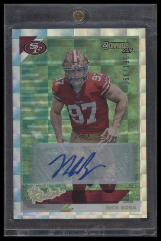 2019 Donruss #TR-18 Nick Bosa The Rookies Autographs #/199