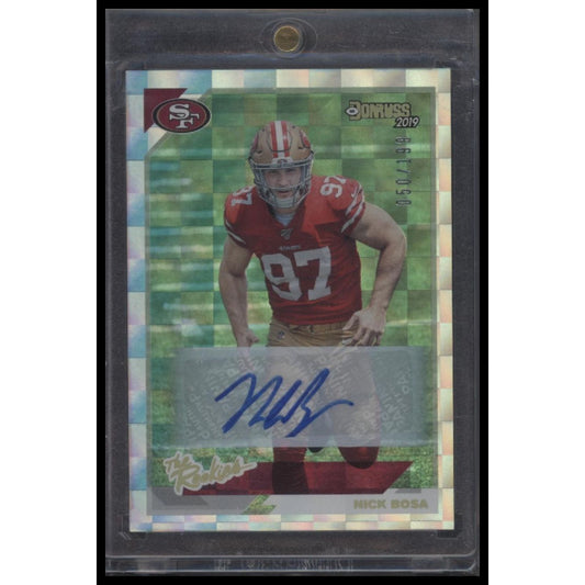2019 Donruss #TR-18 Nick Bosa The Rookies Autographs #/199