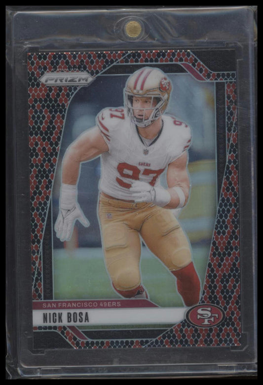 2024 Panini Prizm #254 Nick Bosa Snakeskin