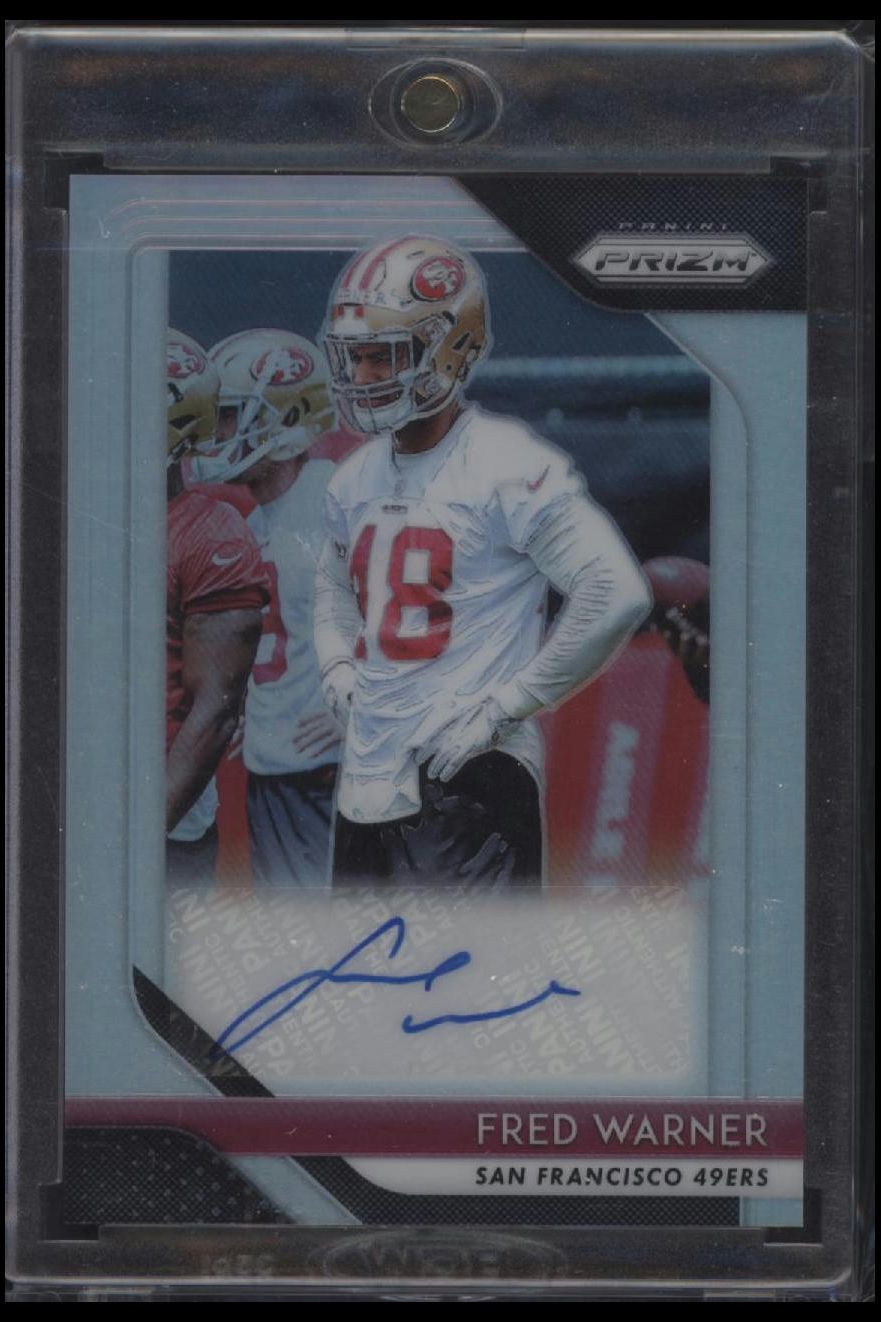 2018 Panini Prizm #RA-FW Fred Warner Rookie Autographs Prizm
