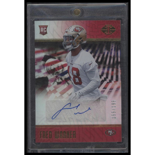 2018 Panini Illusions #181 Fred Warner #/199