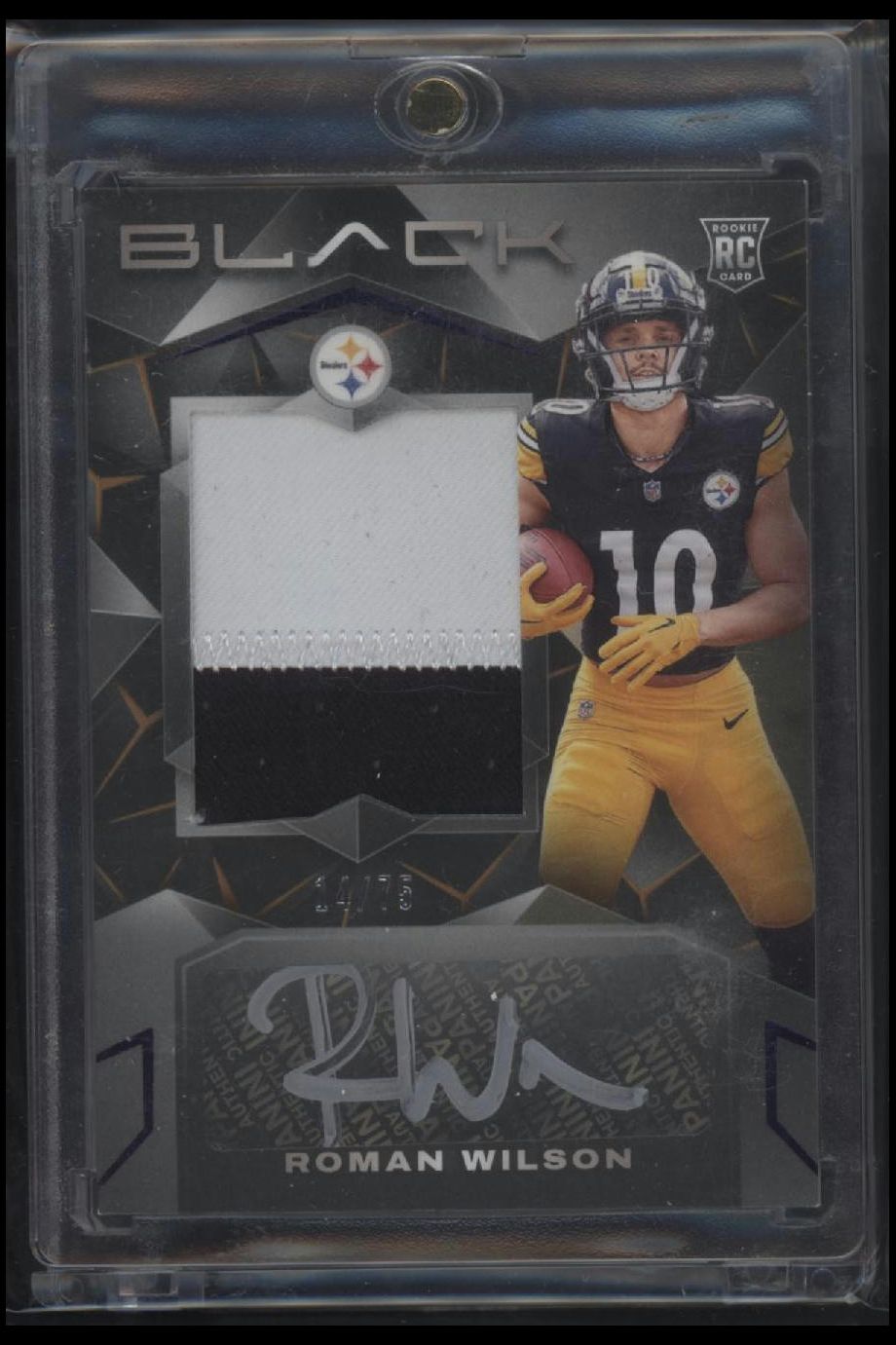 2024 Panini Black #231 Roman Wilson Royal #/75