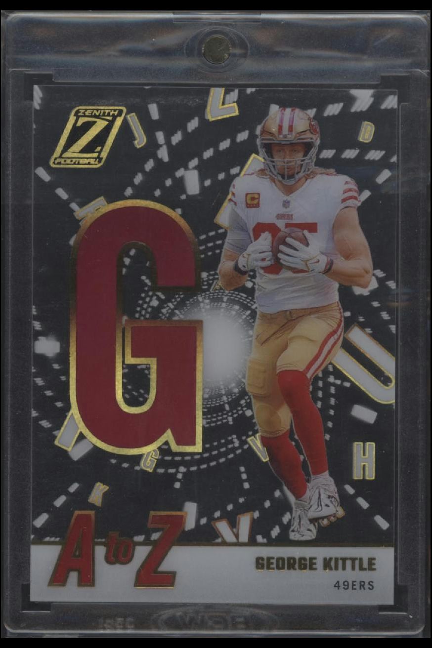2023 Panini Zenith #7 George Kittle A to Z Acetate