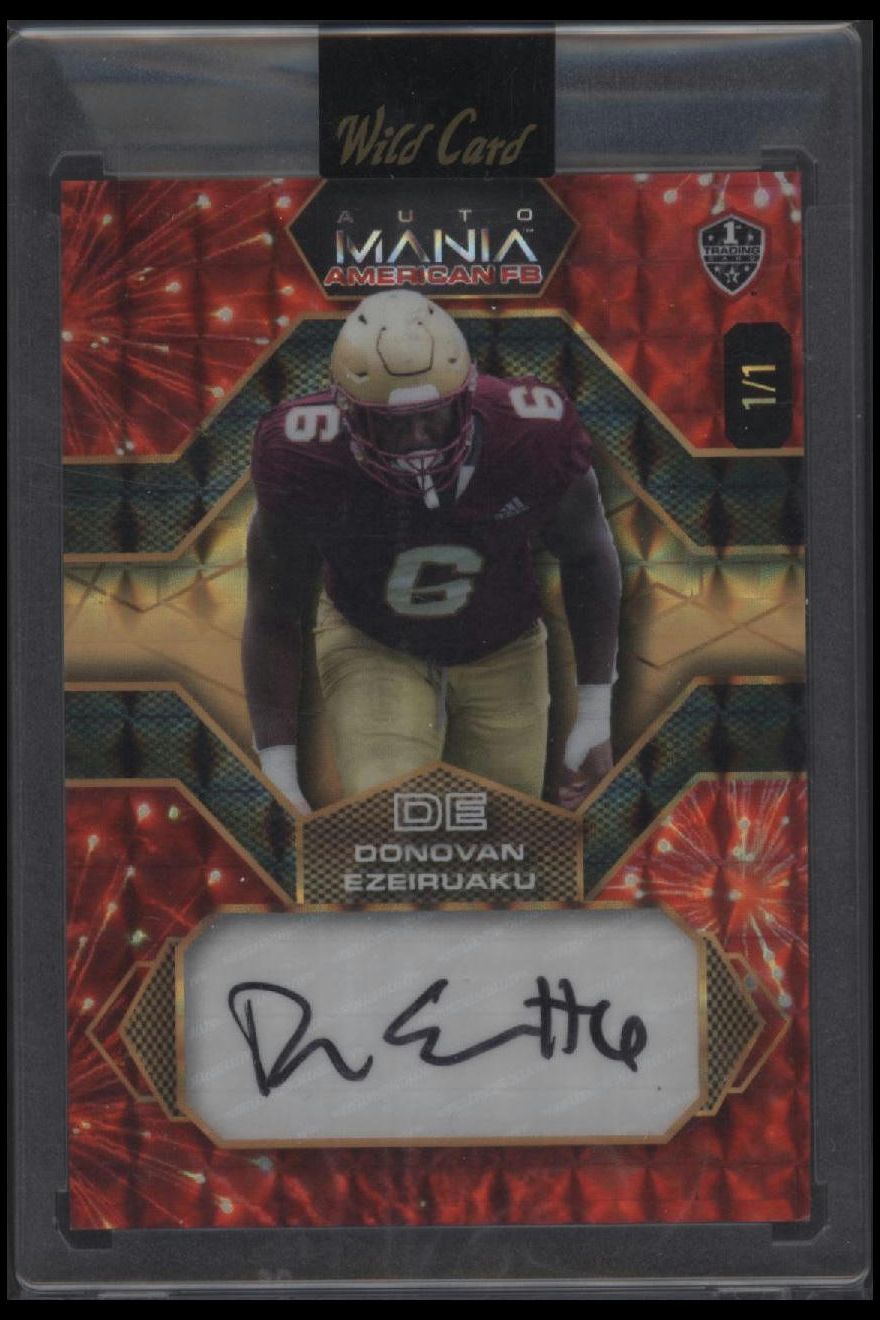 2024 Wild Card Automania American - #AMAH-DE Donovan Ezeiruaku 1/1