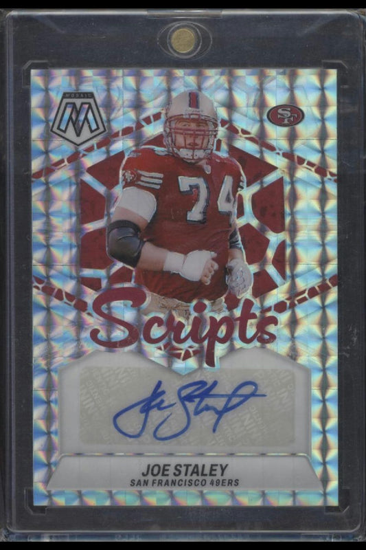 2024 Panini Mosaic #SC-JSY Joe Staley Scripts