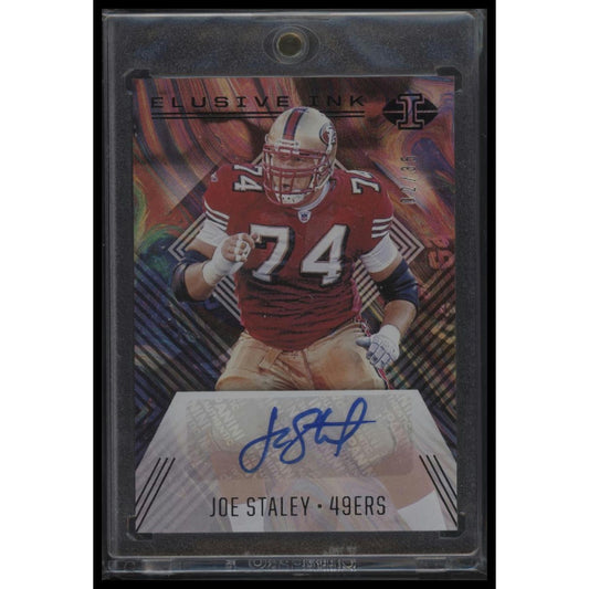 2020 Panini Illusions #EI8 Joe Staley Elusive Ink Black #/35