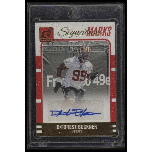 2016 Donruss #24 DeForest Buckner Signature Marks #/50