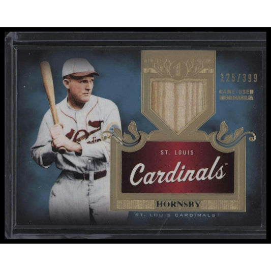 2011 Topps Tier One #TSR7 Rogers Hornsby Top Shelf Relics #/399