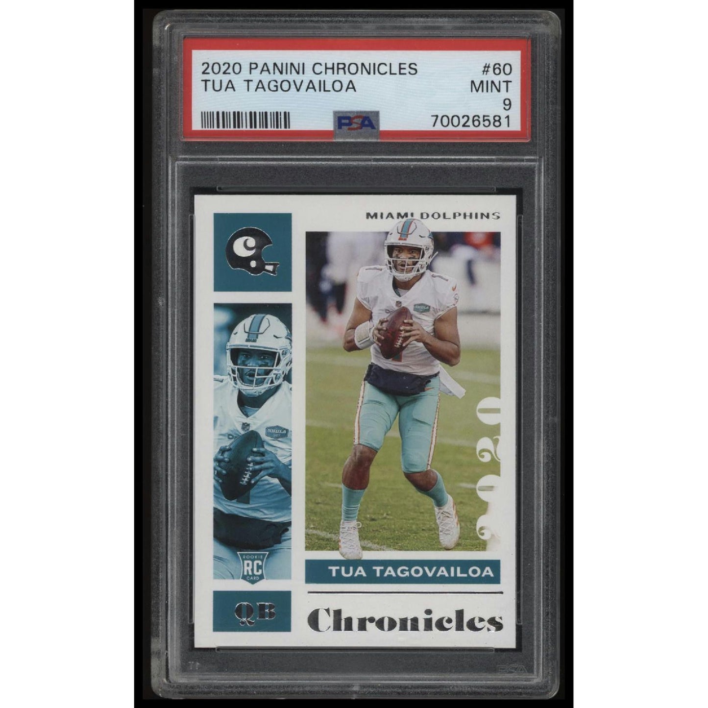 2020 Panini Chronicles #60 Tua Tagovailoa PSA 9