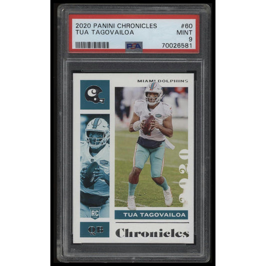 2020 Panini Chronicles #60 Tua Tagovailoa PSA 9