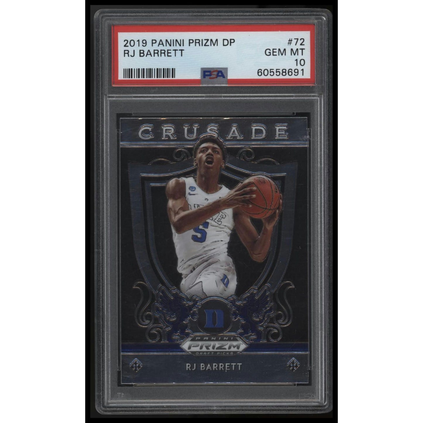 2019 Panini Prizm Draft Picks #72 Rj Barrett PSA 10