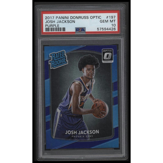 2017 Panini Donruss Optic #197 Josh Jackson Purple PSA 10