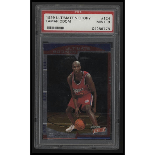 1999 Ultimate Victory #124 Lamar Odom PSA 9