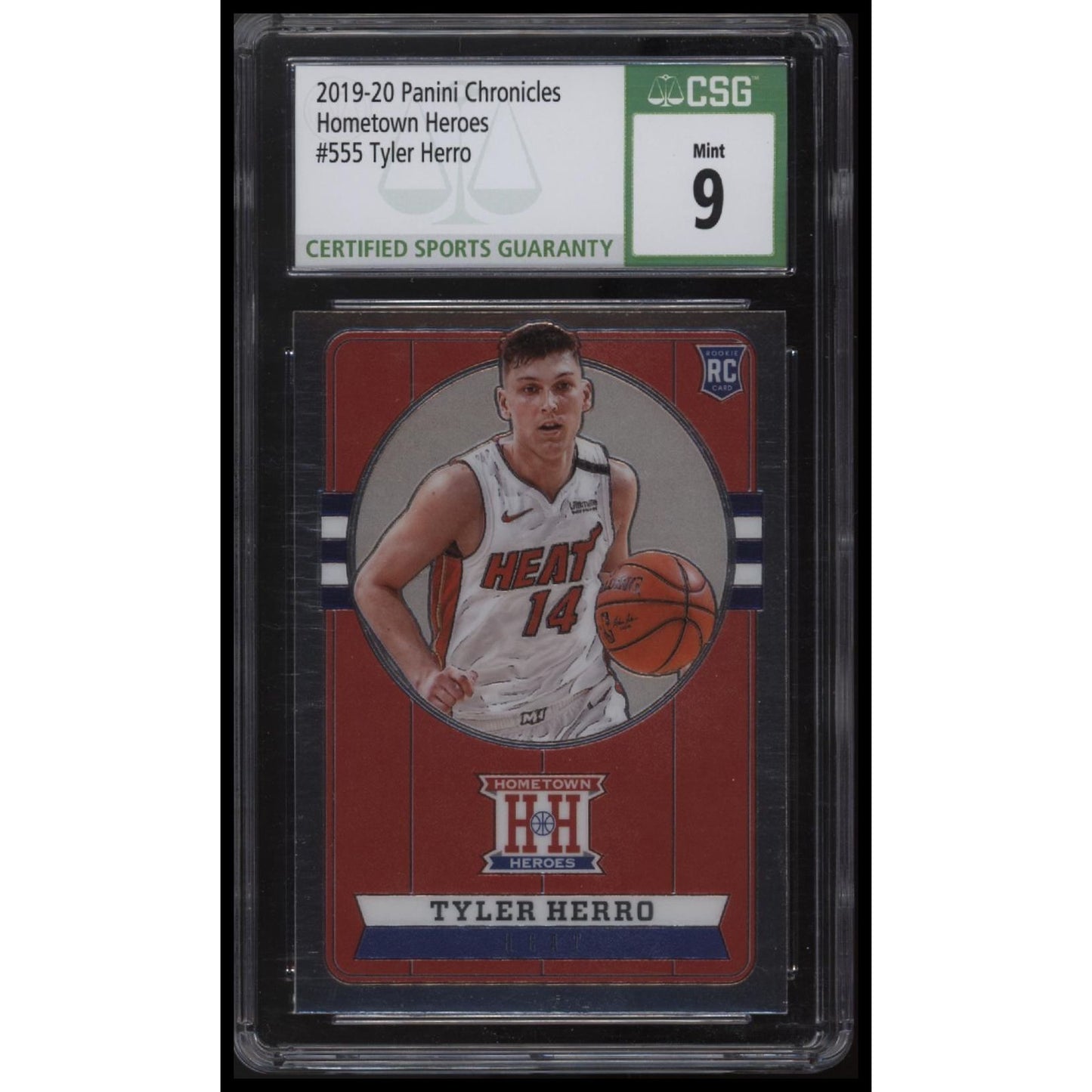 2019-20 Panini Chronicles #555 Tyler Herro CSG 9
