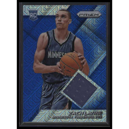 2014-15 Panini Prizm #77 Zach LaVine Jerseys Prizms Blue Mojo