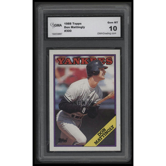 1988 Topps #300 Don Mattingly GMA 10