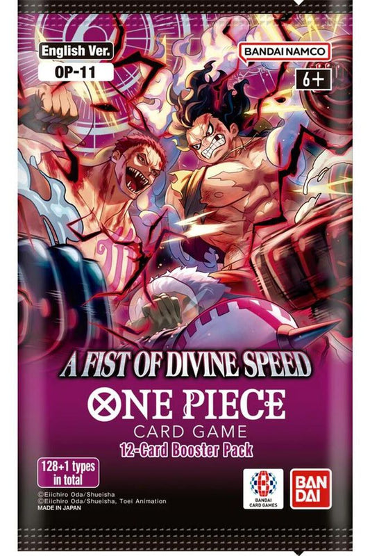 A fist of Divine Speed One piece Booster Pack
