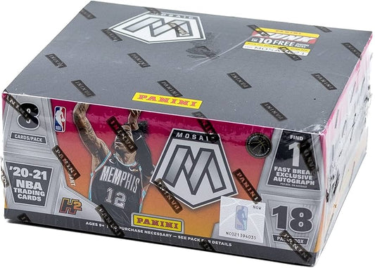 2020/21 Panini Mosaic Fast Break Basketball Hobby Box