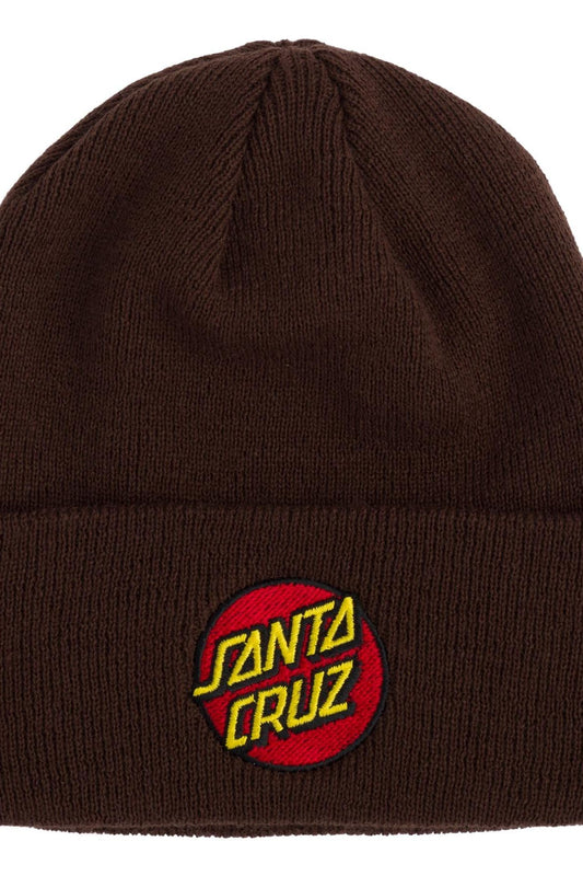 Classic Dot Beanie Long Shoreman Hat Unisex DK Brown