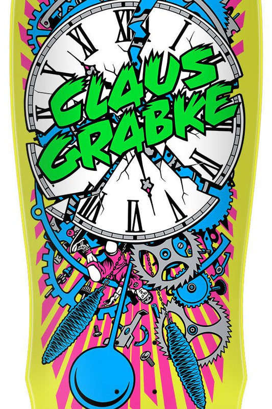 Grabke Exploding Clock Reissue Skateboard Deck 10.04in x 29.83in Santa Cruz