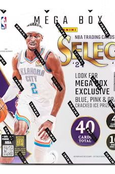 2024/25 Panini Select Basketball Mega Box (Blue, Pink, & Orange Cracked Ice Prizms) (C)