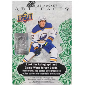 2025/26 Upper Deck Artifacts Hockey 6-Pack Blaster Box