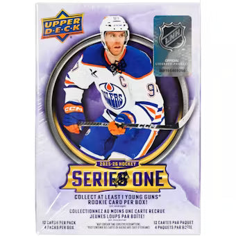 2025/26 Upper Deck Series 1 Hockey 4-Pack Blaster Box