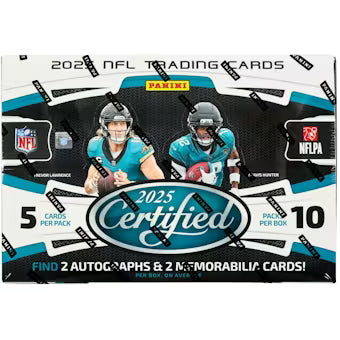 2025 Panini Certified Football Hobby Pack