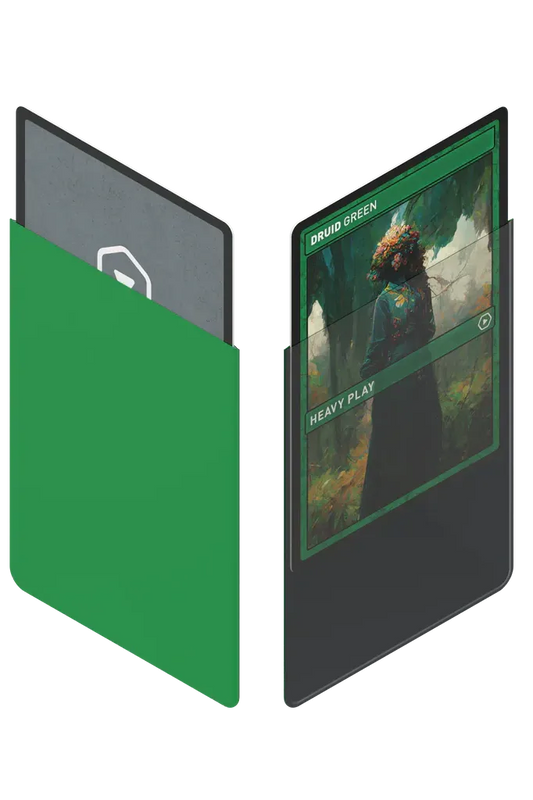 Heavy Play: Curved Sleeves: Druid Green Standard (100ct)