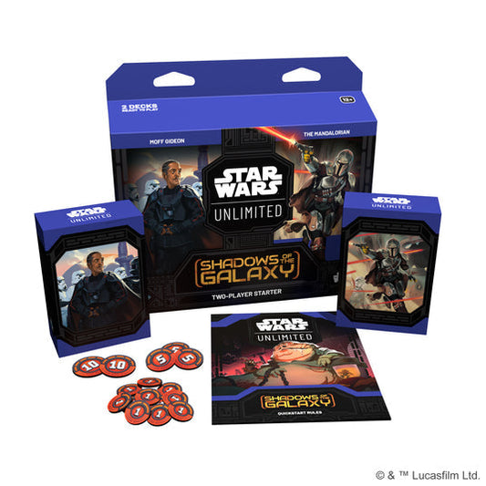 Star Wars: Unlimited - Shadows of the Galaxy Two-Player Starter Case