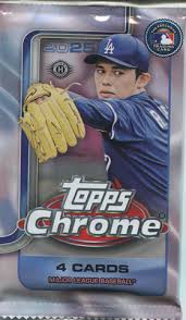 2025 Topps Chrome Baseball Hobby Pack